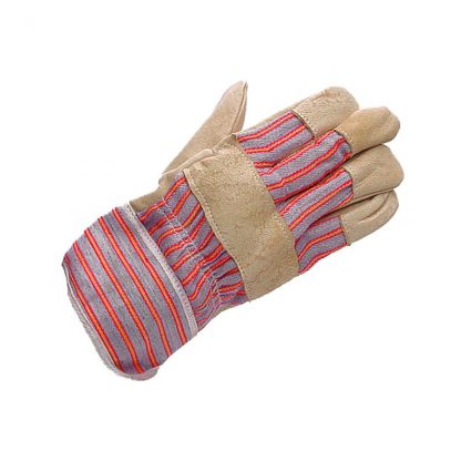 Mens Yellow Hide Rigger Gloves