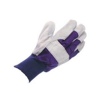 Mens Ford Pattern Cotton Chrome Glove with Knuckle Strap