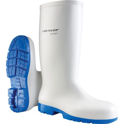 Dunlop Acifort Classic+ White Safety Wellington Boots
